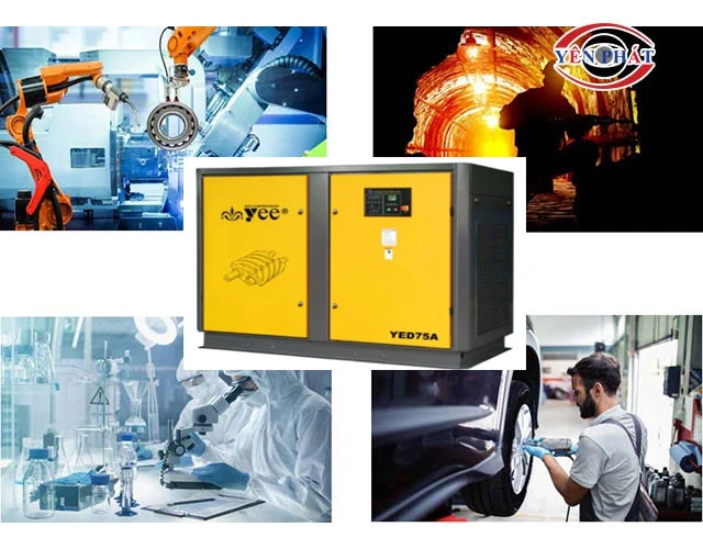 Ứng dụng máy nén khí Yee trong công việc thực tế