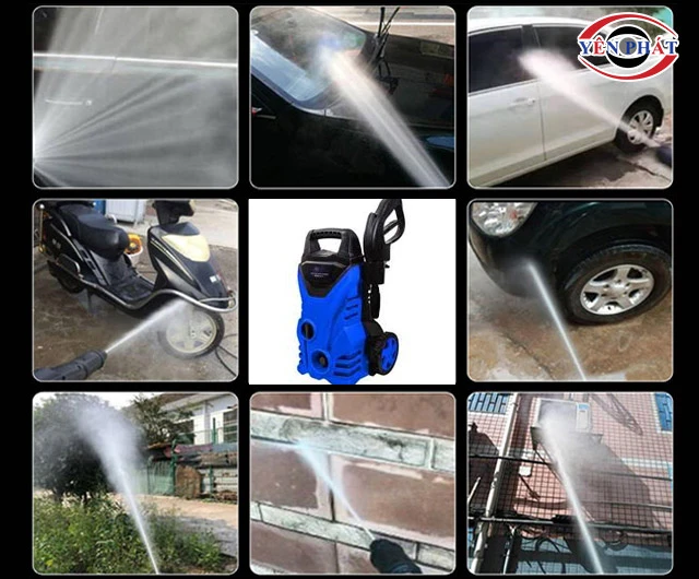 Ứng dụng máy xịt rửa xe gia đình Kachi MK73