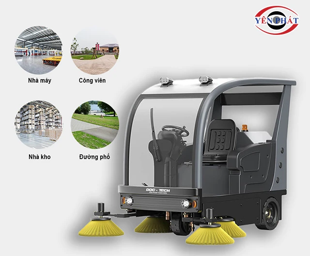 ứng dụng xe quét rác DQC-Tech 9F