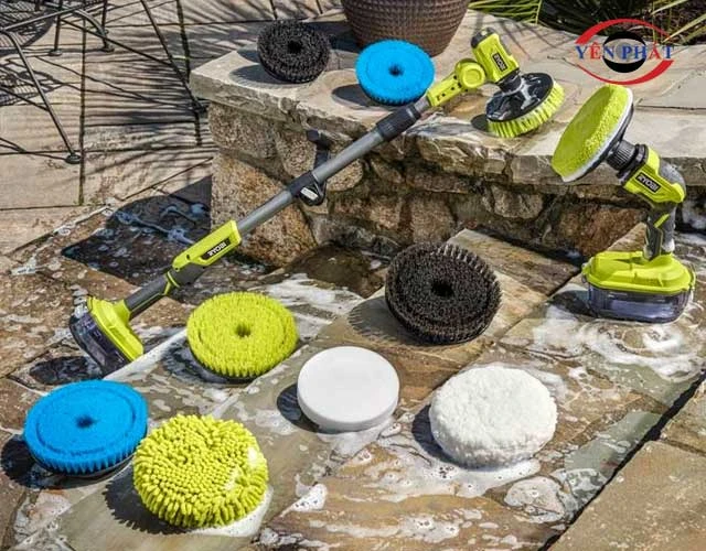 máy chà sàn Ryobi đồng bộ công nghệ chà