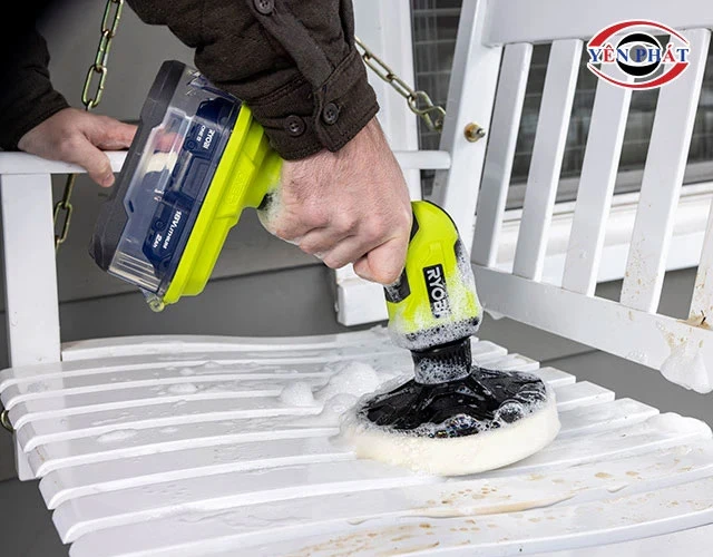 máy chà sàn Ryobi thiết kế tinh gọn