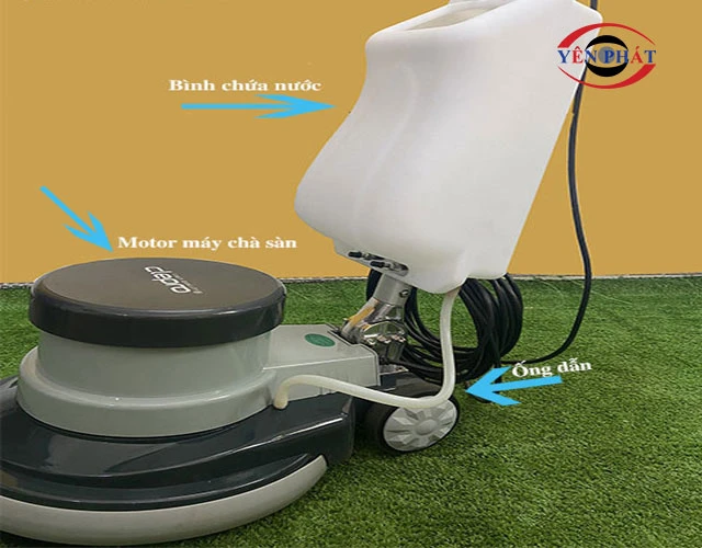 Kết cấu máy chà sàn tạ Clepro CSW17G