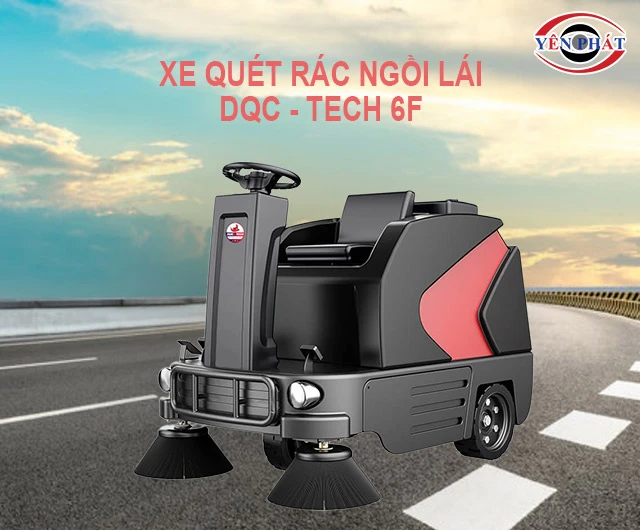 Xe quét rác ngồi lái DQC - Tech 6F