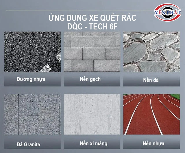 DQC - Tech 6F làm sạch trên nhiều loại sàn