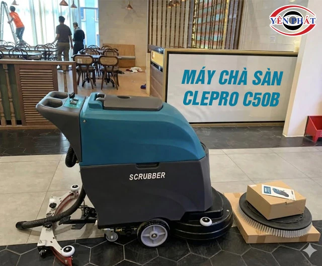 Máy chà sàn Clepro C50B: Sạch, Bền bỉ, Giá mới update 