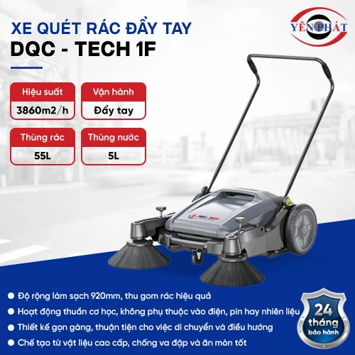 Xe quét rác đẩy tay DQC - Tech 1F 2