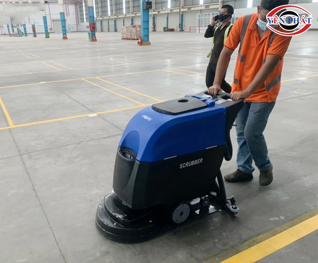 Ứng dụng máy chà sàn Clepro C50B