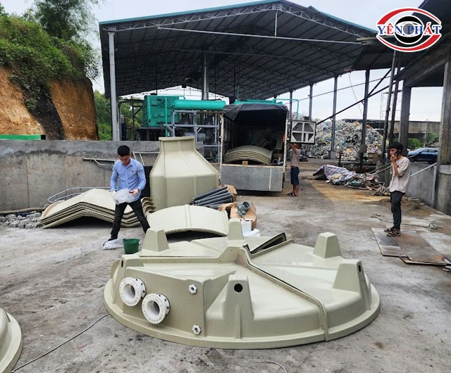 lắp đế tháp giải nhiệt