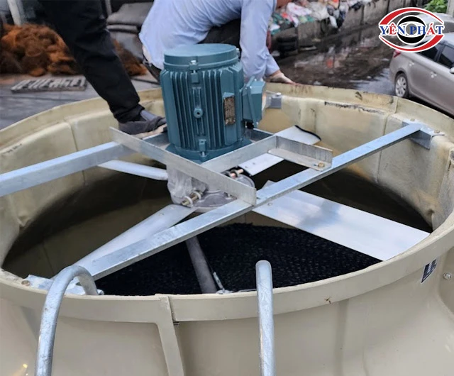 Lắp quạt tháp giải nhiệt