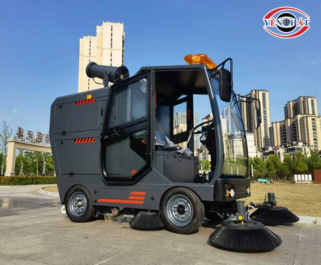 xe quét rác ngồi lái DQC-Tech 16F