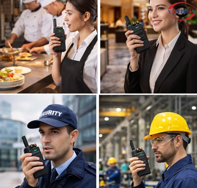 Ứng dụng thực tiễn của bộ đàm ALV trong đời sống