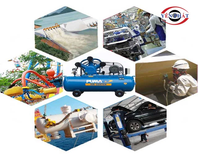 Ứng dụng thực tế của máy nén khí 160L