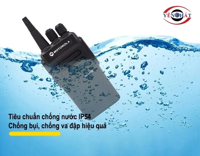 máy bộ đàm Motorola GP 6688 thiết kế kháng nước