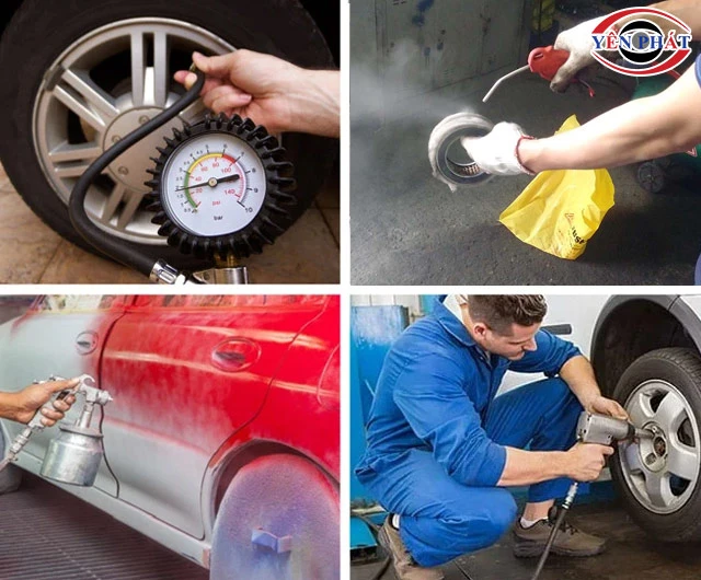 Ứng dụng máy nén khí 12L