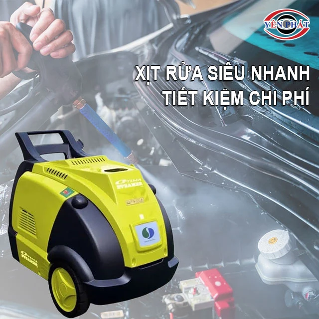 Máy rửa xe chuyên dụng Optima EST 12K tiết kiệm chi phí