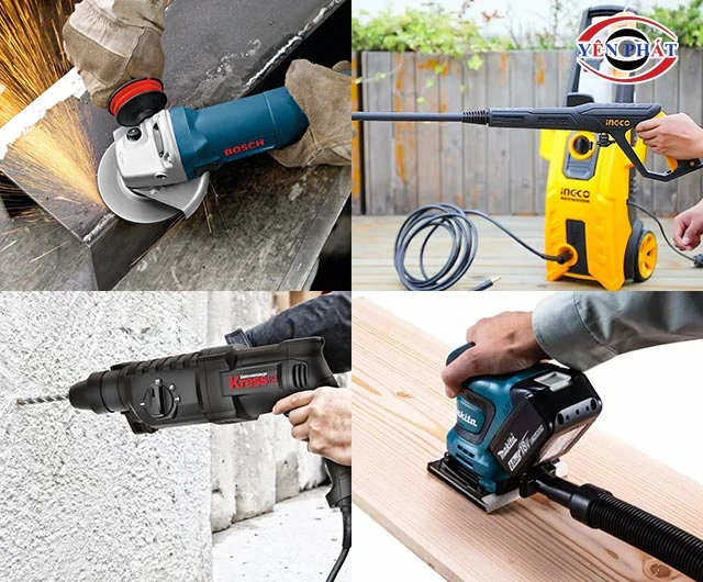 Ứng dụng của motor chổi than trong dụng cụ điện