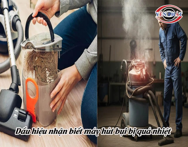 dấu hiệu nhận biết máy hút bụi bị quá nhiệt