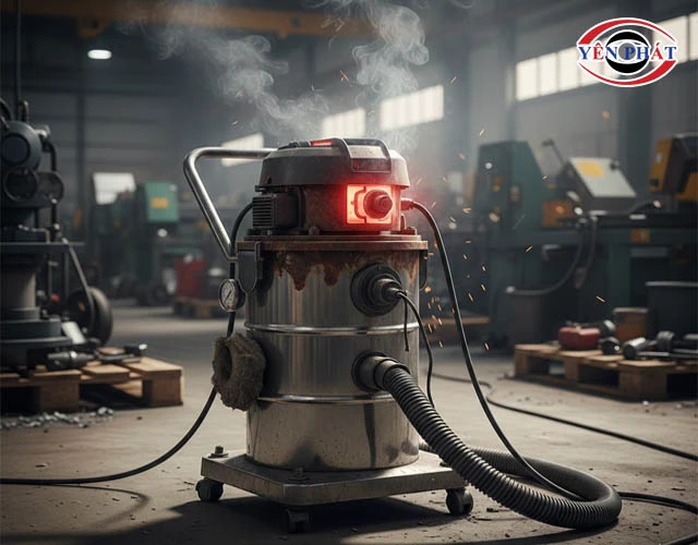 máy hút bụi nóng quá tự ngắt