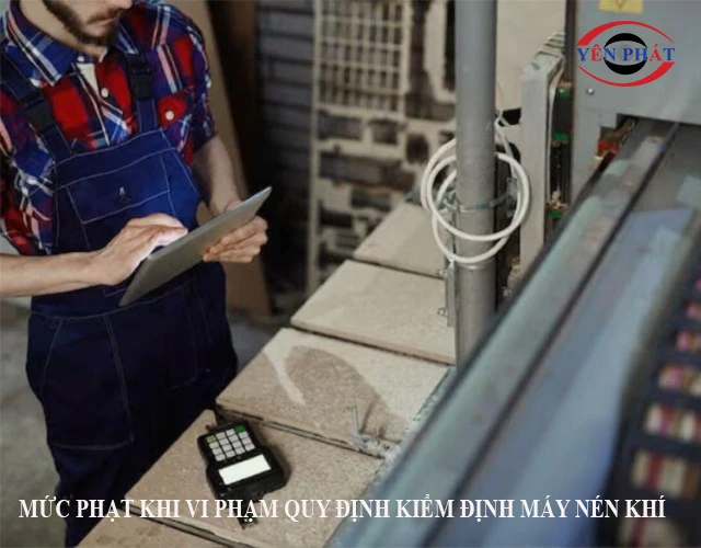 Mức xử phạt khi vi phạm quy định kiểm định máy khí nén