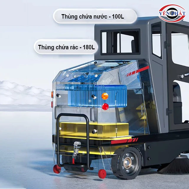 thùng chứa của xe quét rác DQC - Tech 10F