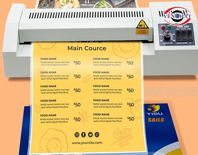 Hướng dẫn sử dụng giấy ép plastic A4