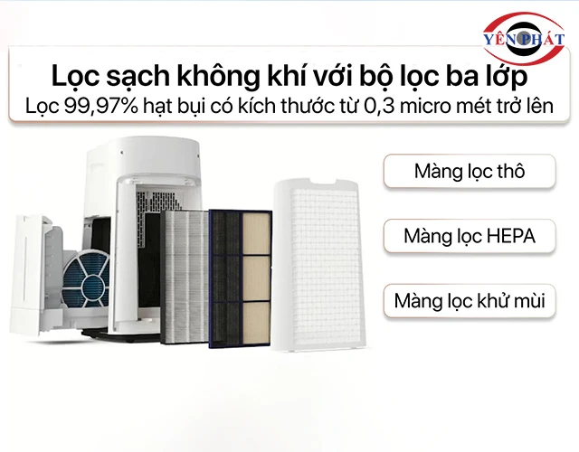 màng lọc của Máy lọc không khí tạo ẩm Sharp KI-L60V-W