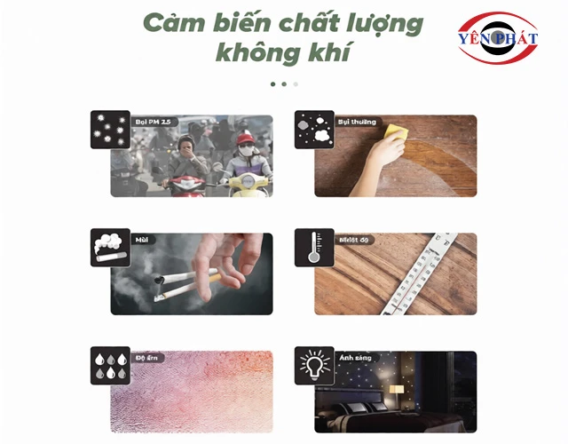 hệ thống cảm biến máy lọc không khí Sharp FP-J50V-H