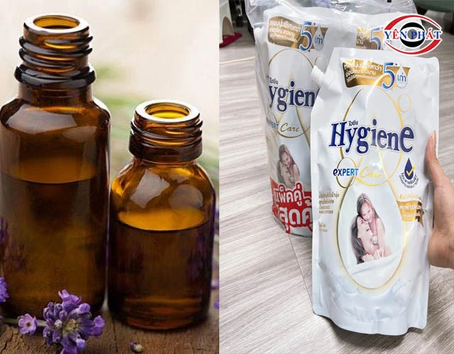 pha Tinh dầu và nước xả vải