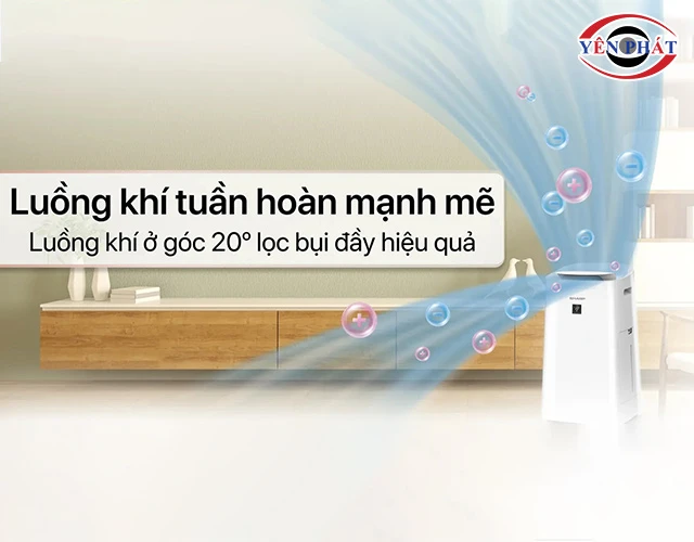 luồng không khí của Sharp KI-L60V-W