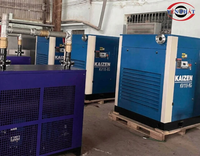 Máy nén khí Kaizen 110kW 150HP trục vít