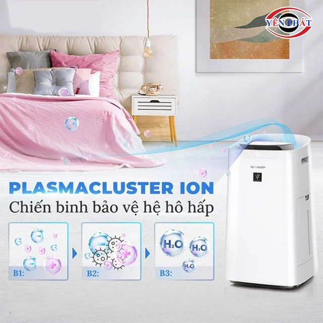 Công nghệ Plasmacluster Ion của Sharp KI-L60V-W
