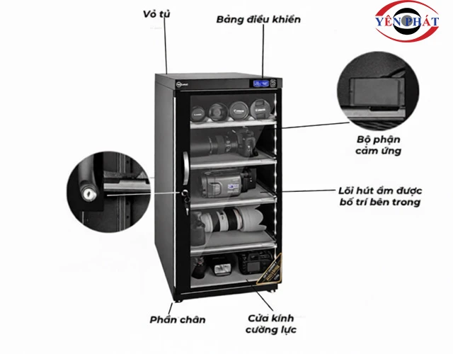 Cấu tạo tủ chống ẩm Nikatei