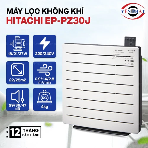 Máy lọc không khí Hitachi EP-PZ30J 2