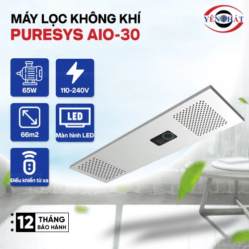 Máy lọc không khí và tiệt trùng PureSys AIO-30 2
