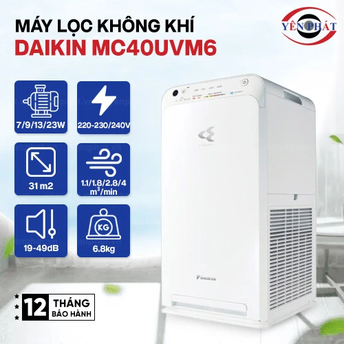 Máy lọc không khí Daikin MC40UVM6 2