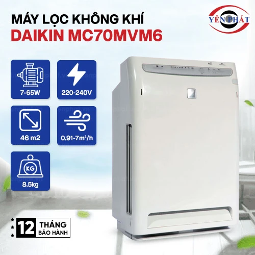 Máy lọc không khí Daikin MC70MVM6 2