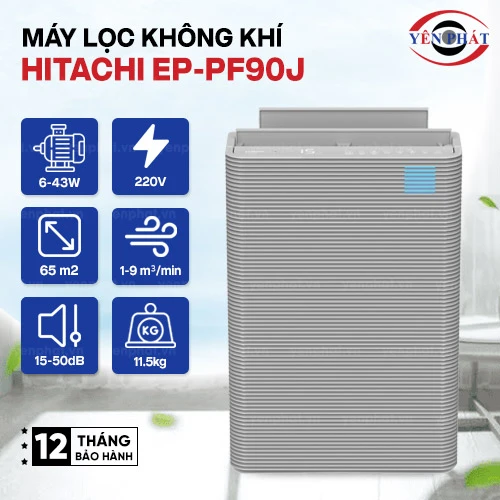 Máy lọc không khí Hitachi EP-PF90J 2