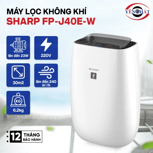 Máy lọc không khí Sharp FP-J40E-W 2