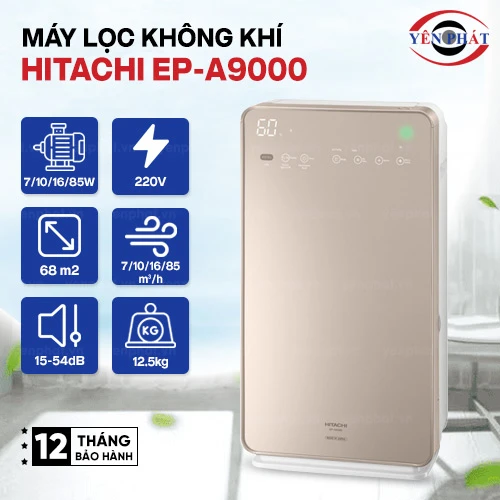 Máy lọc không khí và tạo ẩm Hitachi EP-A9000 2