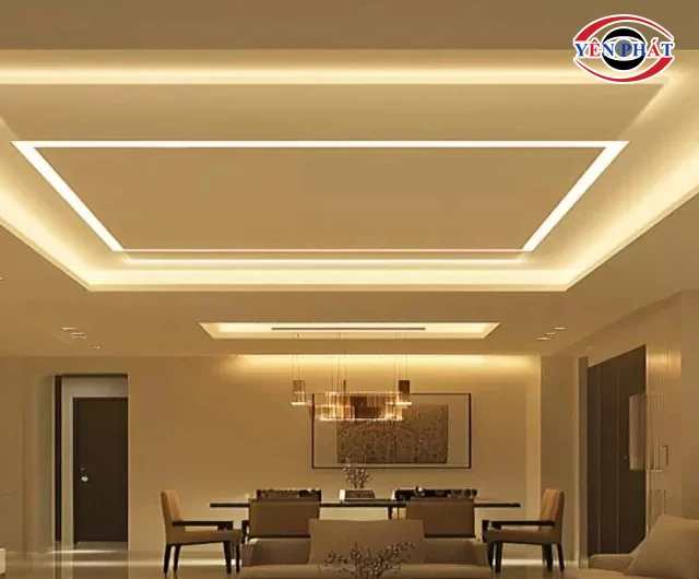 trần thạch cao chìm