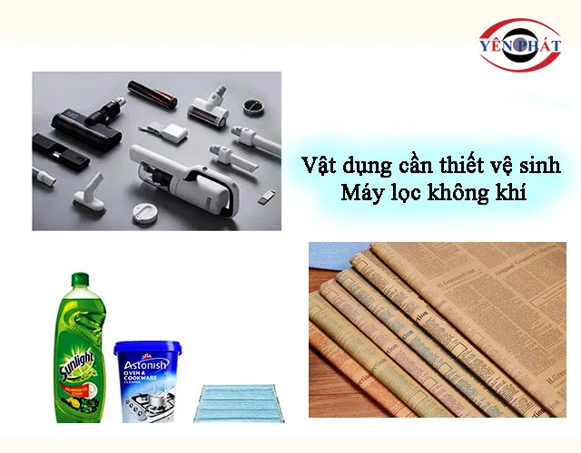 dụng cụ vệ sinh máy lọc không khí Sharp