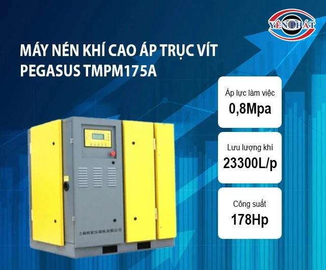 Máy nén khí 132kW TMPM-175A Pegasus
