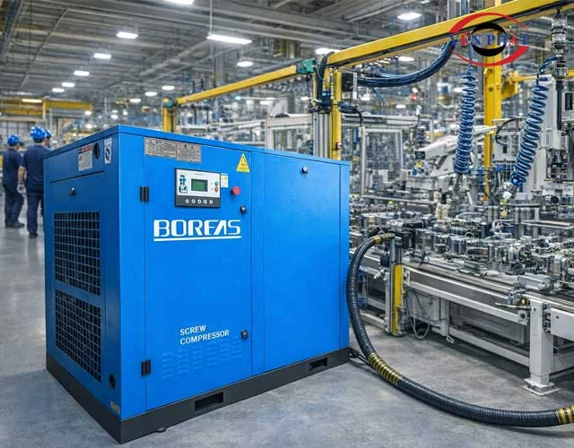 Ứng dụng thực tế của máy nén khí 132kW trong sản xuất