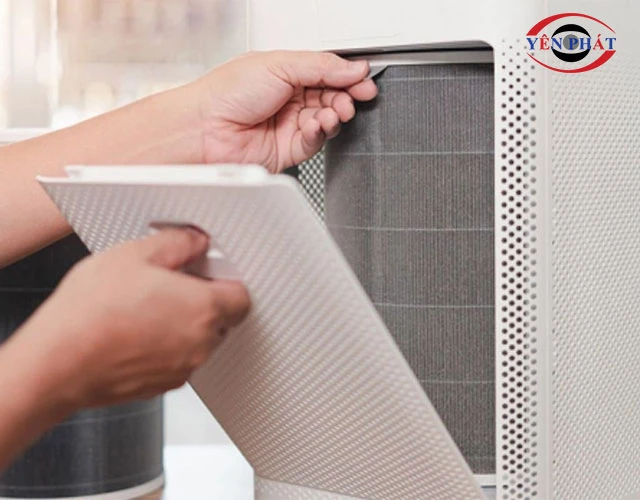 Các bước tháo máy lọc không khí Sharp