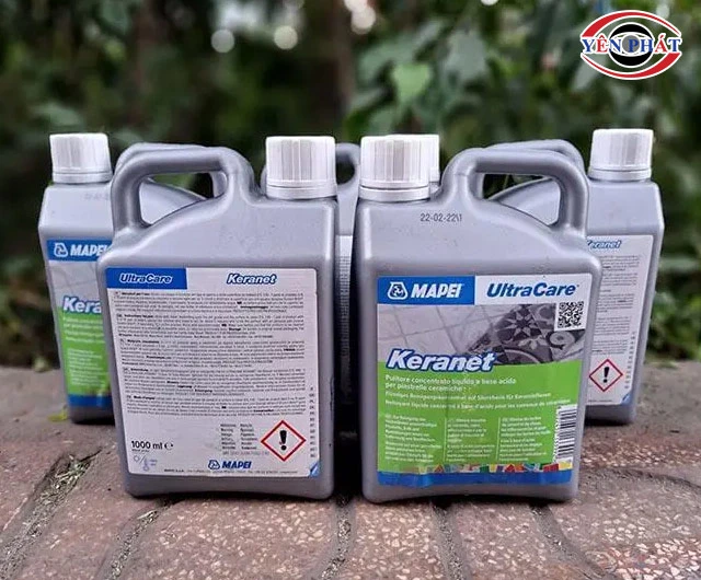 tẩy nền gạch bị ố vàng bằng hóa chất