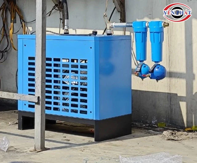 Lắp lọc nước máy nén khí 