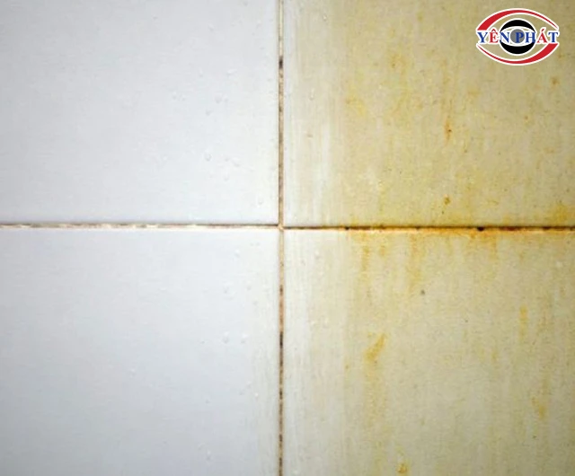 Lưu ý tẩy nền gạch bị ố vàng