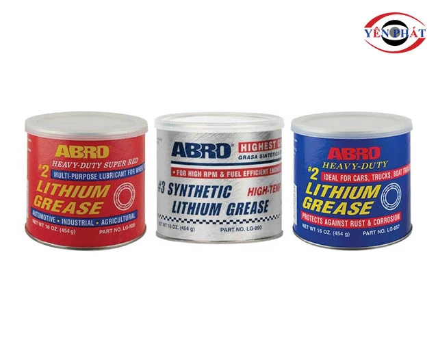 Các loại mỡ bôi trơn cho máy xúc