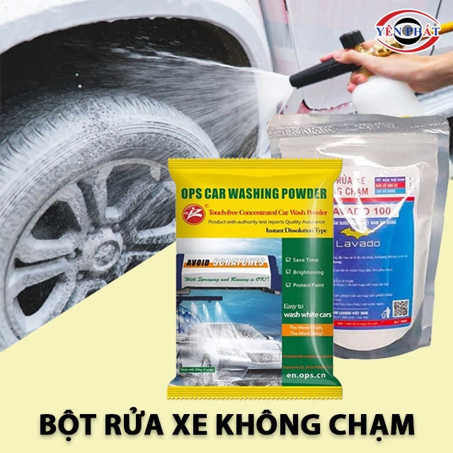 Bột rửa xe không chạm