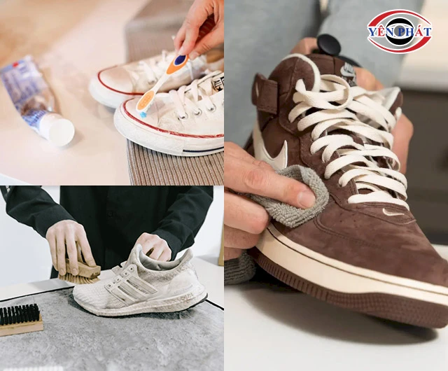cách vệ sinh từng loại giày sneaker